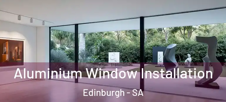 Aluminium Window Installation Edinburgh - SA