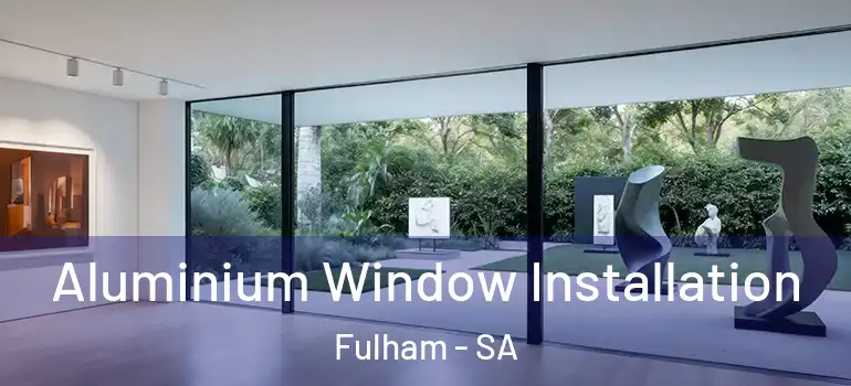  Aluminium Window Installation Fulham - SA