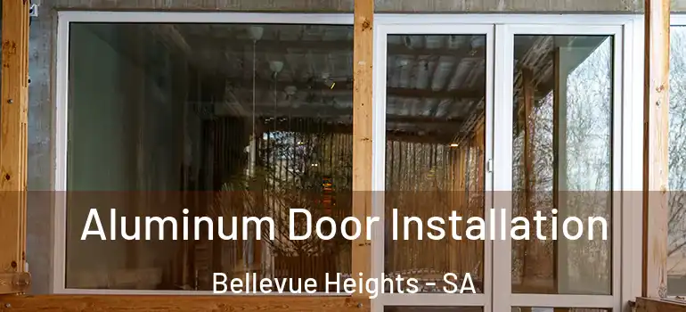  Aluminum Door Installation Bellevue Heights - SA
