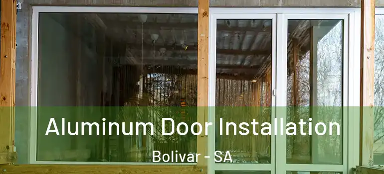  Aluminum Door Installation Bolivar - SA