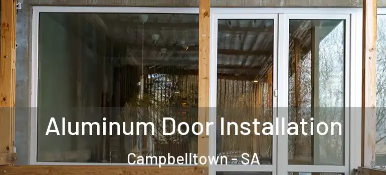 Aluminum Door Installation Campbelltown - SA