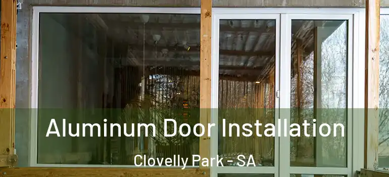  Aluminum Door Installation Clovelly Park - SA