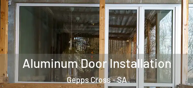  Aluminum Door Installation Gepps Cross - SA