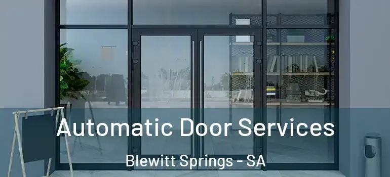 Automatic Door Services Blewitt Springs - SA