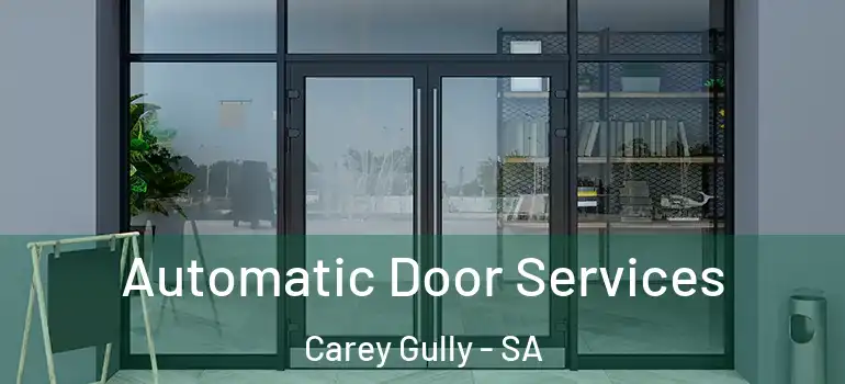 Automatic Door Services Carey Gully - SA