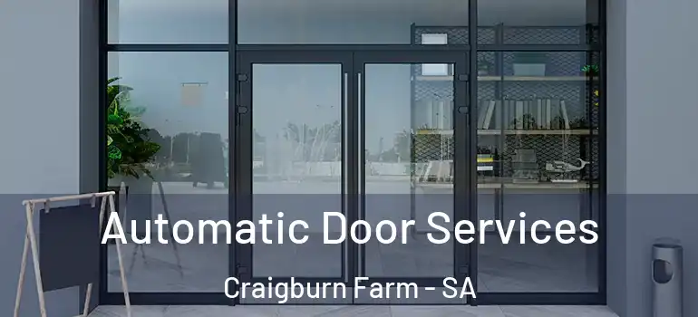 Automatic Door Services Craigburn Farm - SA