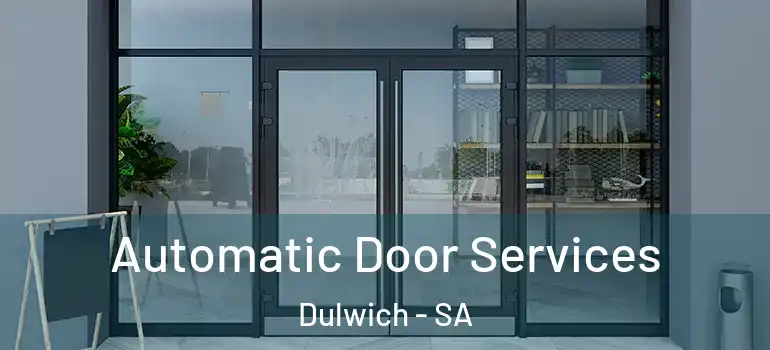 Automatic Door Services Dulwich - SA
