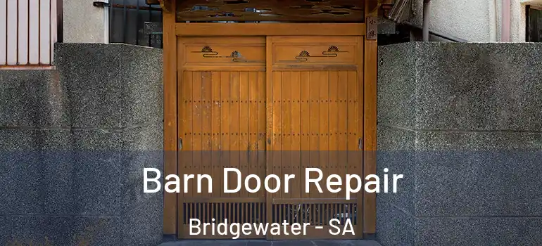 Barn Door Repair Bridgewater - SA