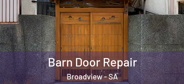  Barn Door Repair Broadview - SA