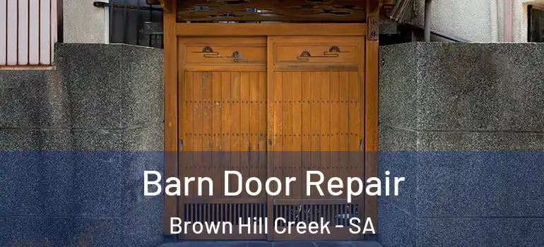 Barn Door Repair Brown Hill Creek - SA