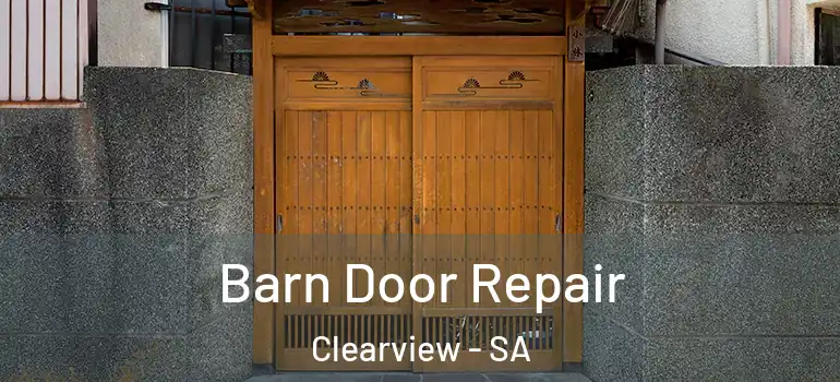 Barn Door Repair Clearview - SA