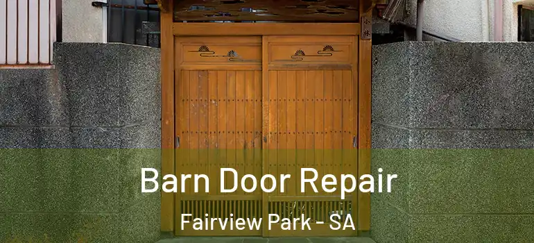 Barn Door Repair Fairview Park - SA
