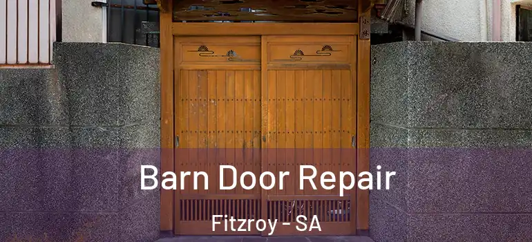  Barn Door Repair Fitzroy - SA