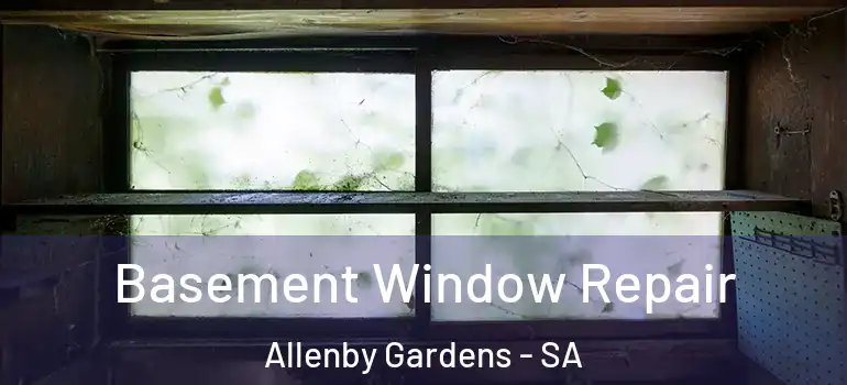 Basement Window Repair Allenby Gardens - SA