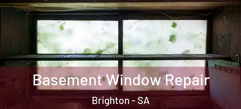 Basement Window Repair Brighton - SA