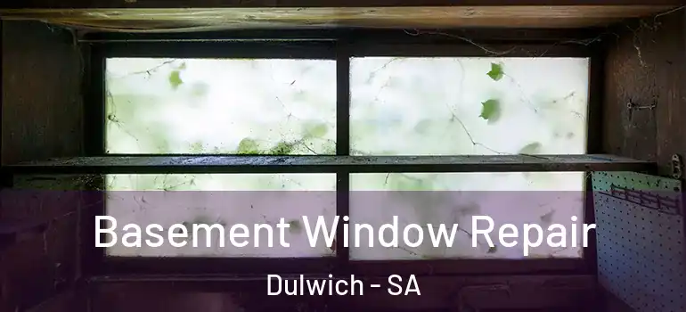 Basement Window Repair Dulwich - SA