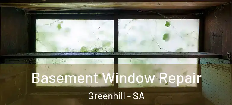 Basement Window Repair Greenhill - SA