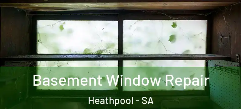 Basement Window Repair Heathpool - SA