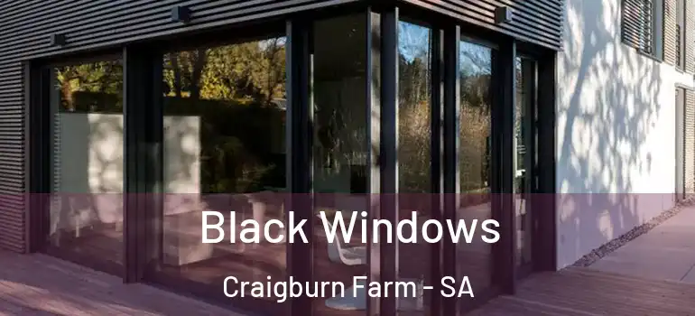 Black Windows Craigburn Farm - SA