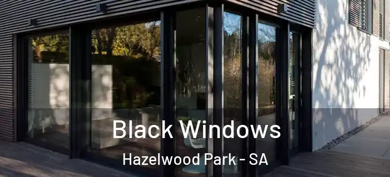 Black Windows Hazelwood Park - SA