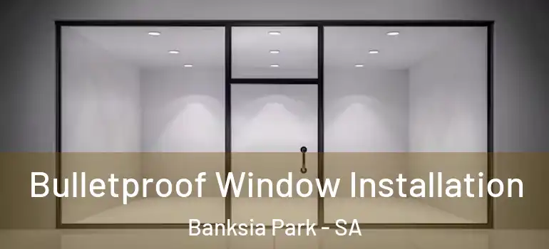 Bulletproof Window Installation Banksia Park - SA