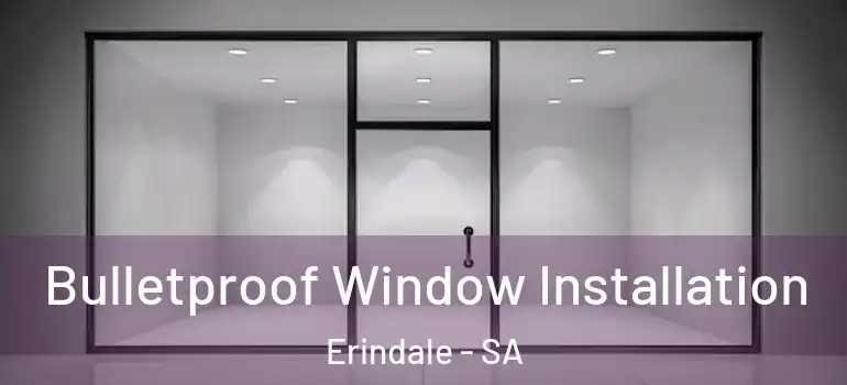 Bulletproof Window Installation Erindale - SA