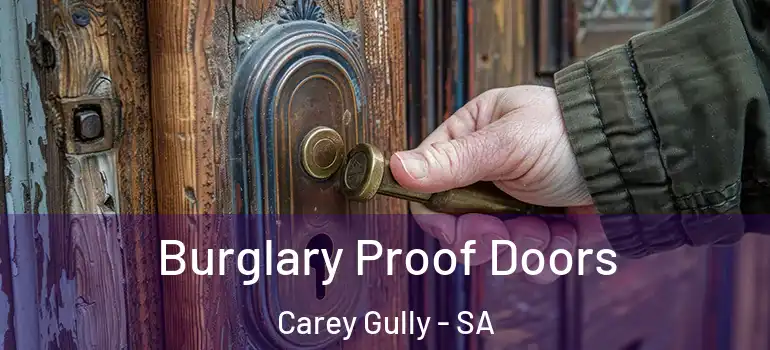 Burglary Proof Doors Carey Gully - SA