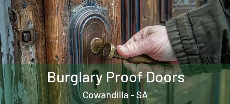 Burglary Proof Doors Cowandilla - SA