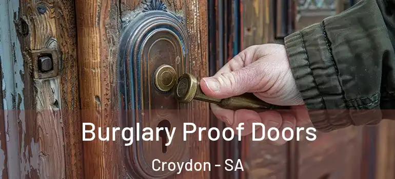 Burglary Proof Doors Croydon - SA