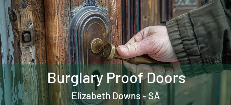 Burglary Proof Doors Elizabeth Downs - SA