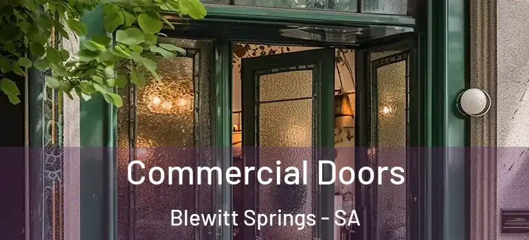 Commercial Doors Blewitt Springs - SA