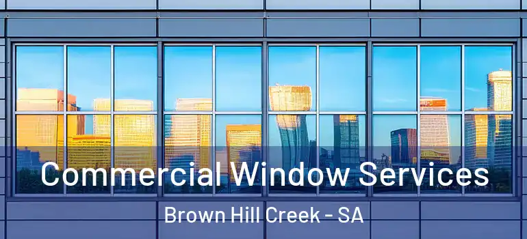 Commercial Window Services Brown Hill Creek - SA