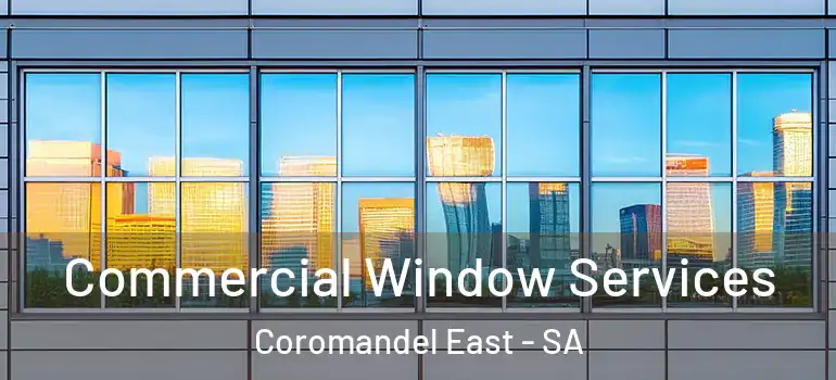 Commercial Window Services Coromandel East - SA