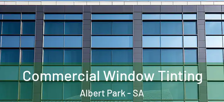 Commercial Window Tinting Albert Park - SA