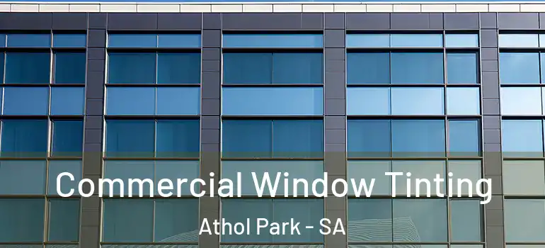 Commercial Window Tinting Athol Park - SA
