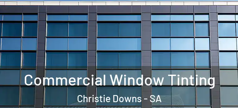 Commercial Window Tinting Christie Downs - SA
