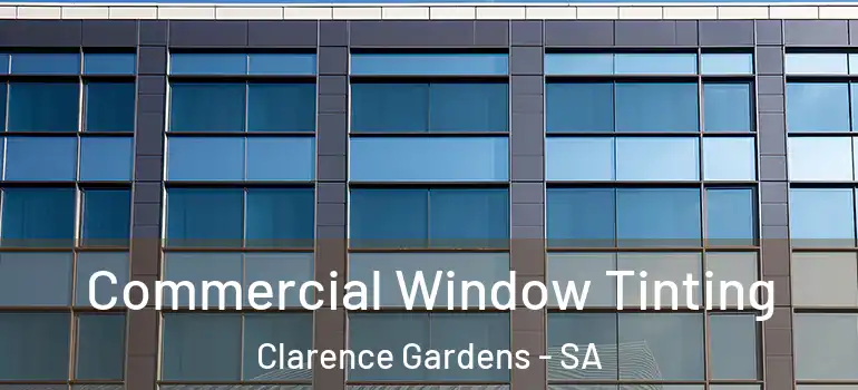 Commercial Window Tinting Clarence Gardens - SA