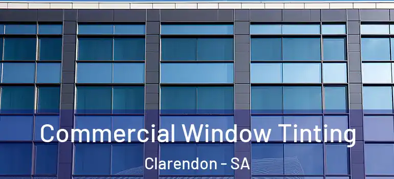 Commercial Window Tinting Clarendon - SA