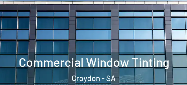 Commercial Window Tinting Croydon - SA