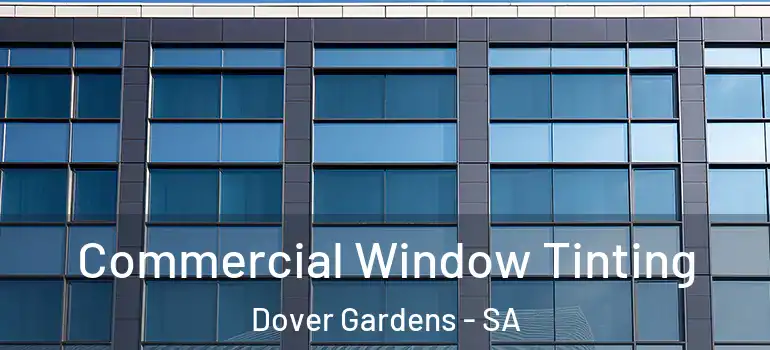 Commercial Window Tinting Dover Gardens - SA