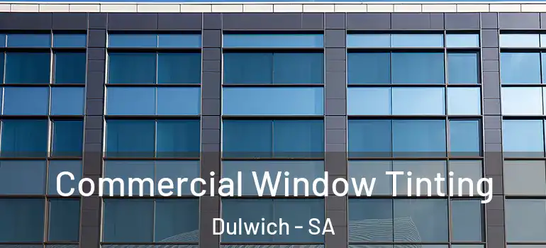 Commercial Window Tinting Dulwich - SA