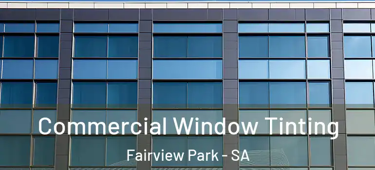 Commercial Window Tinting Fairview Park - SA