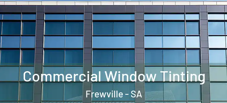 Commercial Window Tinting Frewville - SA
