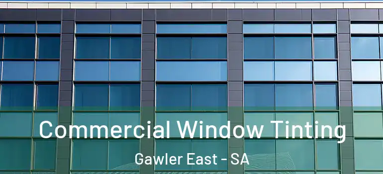 Commercial Window Tinting Gawler East - SA