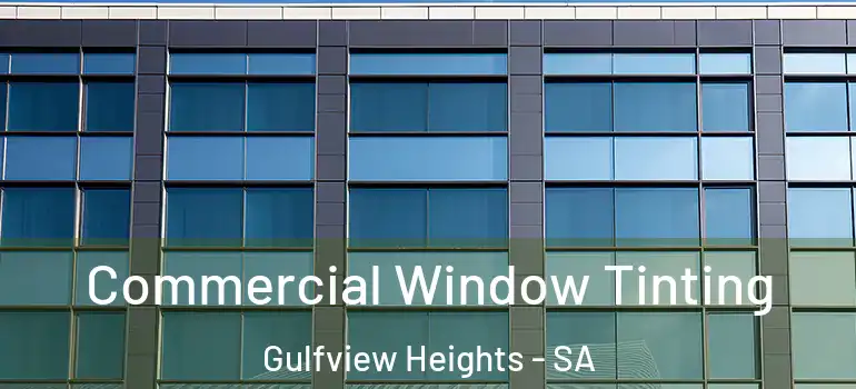 Commercial Window Tinting Gulfview Heights - SA