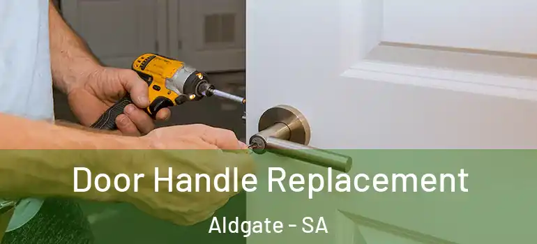 Door Handle Replacement Aldgate - SA