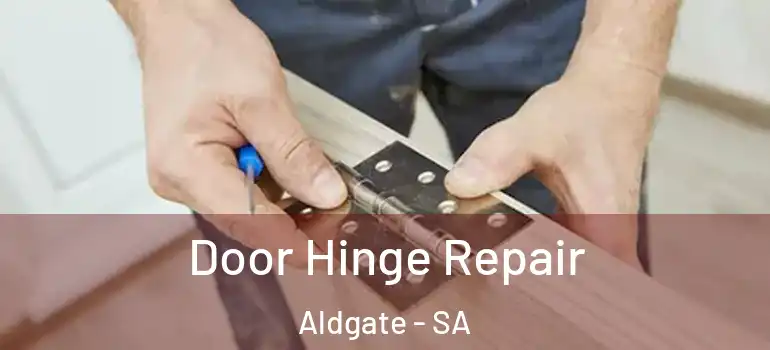 Door Hinge Repair Aldgate - SA