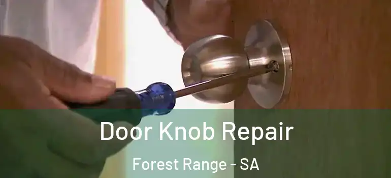 Door Knob Repair Forest Range - SA