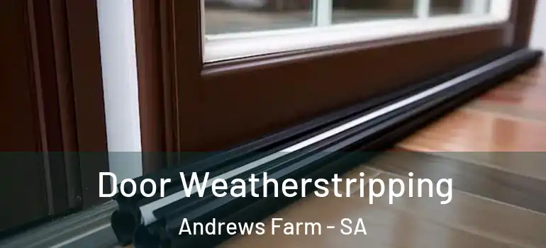 Door Weatherstripping Andrews Farm - SA