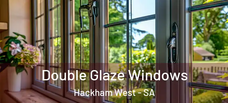 Double Glaze Windows Hackham West - SA